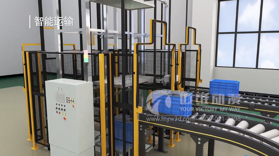 產(chǎn)線智能倉(cāng)儲(chǔ)生產(chǎn)工藝三維動(dòng)畫 產(chǎn)線智能倉(cāng)儲(chǔ)生產(chǎn)工藝三維動(dòng)畫