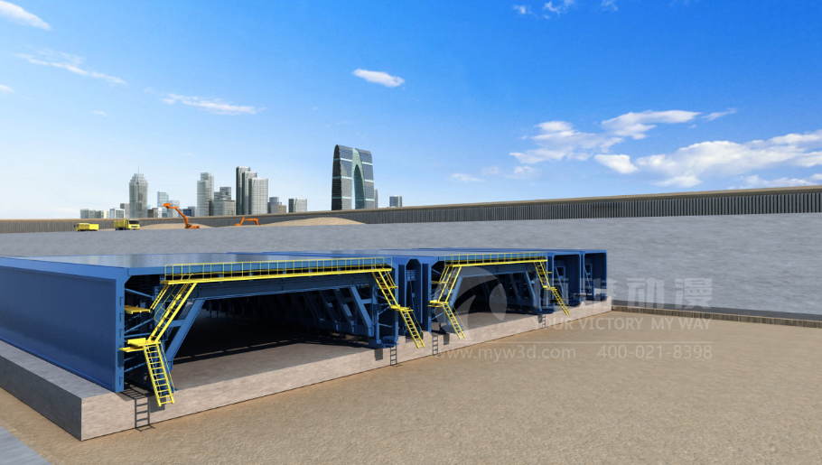 金雞湖隧道圍堰施工動(dòng)畫演示 金雞湖隧道圍堰施工動(dòng)畫演示