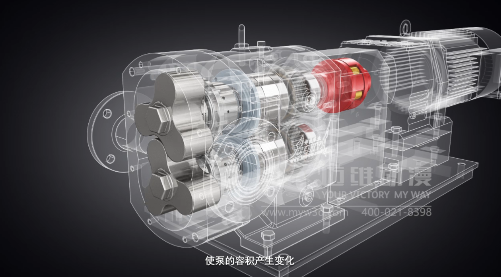 凸輪式轉(zhuǎn)子泵產(chǎn)品演示三維動畫 凸輪式轉(zhuǎn)子泵產(chǎn)品演示三維動畫