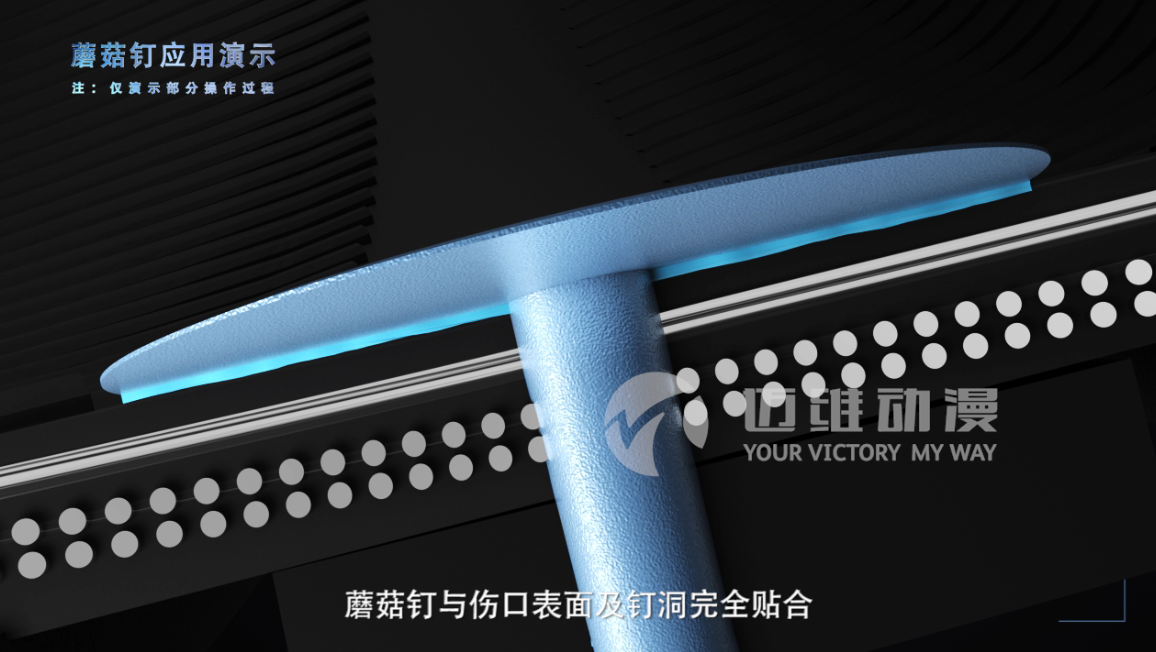 輪胎蘑菇釘產品演示三維動畫 輪胎蘑菇釘產品演示三維動畫