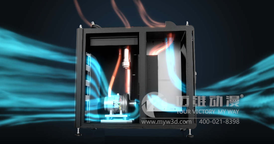 空氣懸浮高速離心鼓風(fēng)機(jī)三維動(dòng)畫(huà)展示(圖3) 空氣懸浮高速離心鼓風(fēng)機(jī)三維動(dòng)畫(huà)展示(圖3)