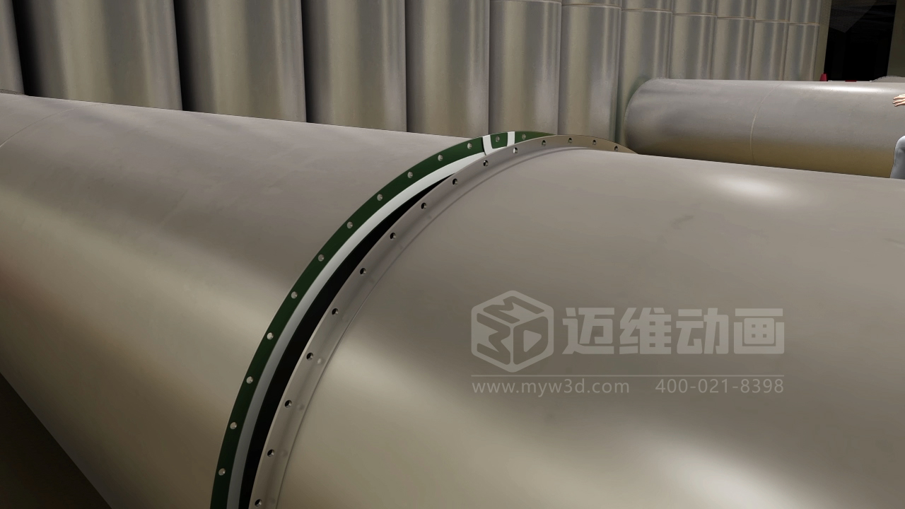 工藝排氣系統(tǒng)工程施工三維動(dòng)畫(huà)展示(圖3)