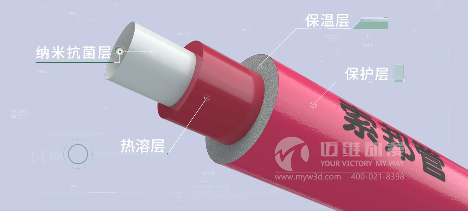 建材管道三維動(dòng)畫(huà)展示(圖2)