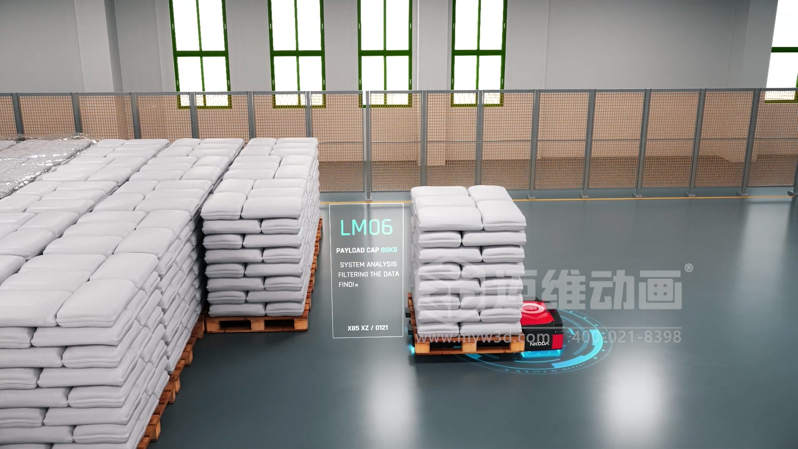 車膜工業(yè)自動(dòng)化生產(chǎn)線工藝流程3D動(dòng)畫展示(圖1)