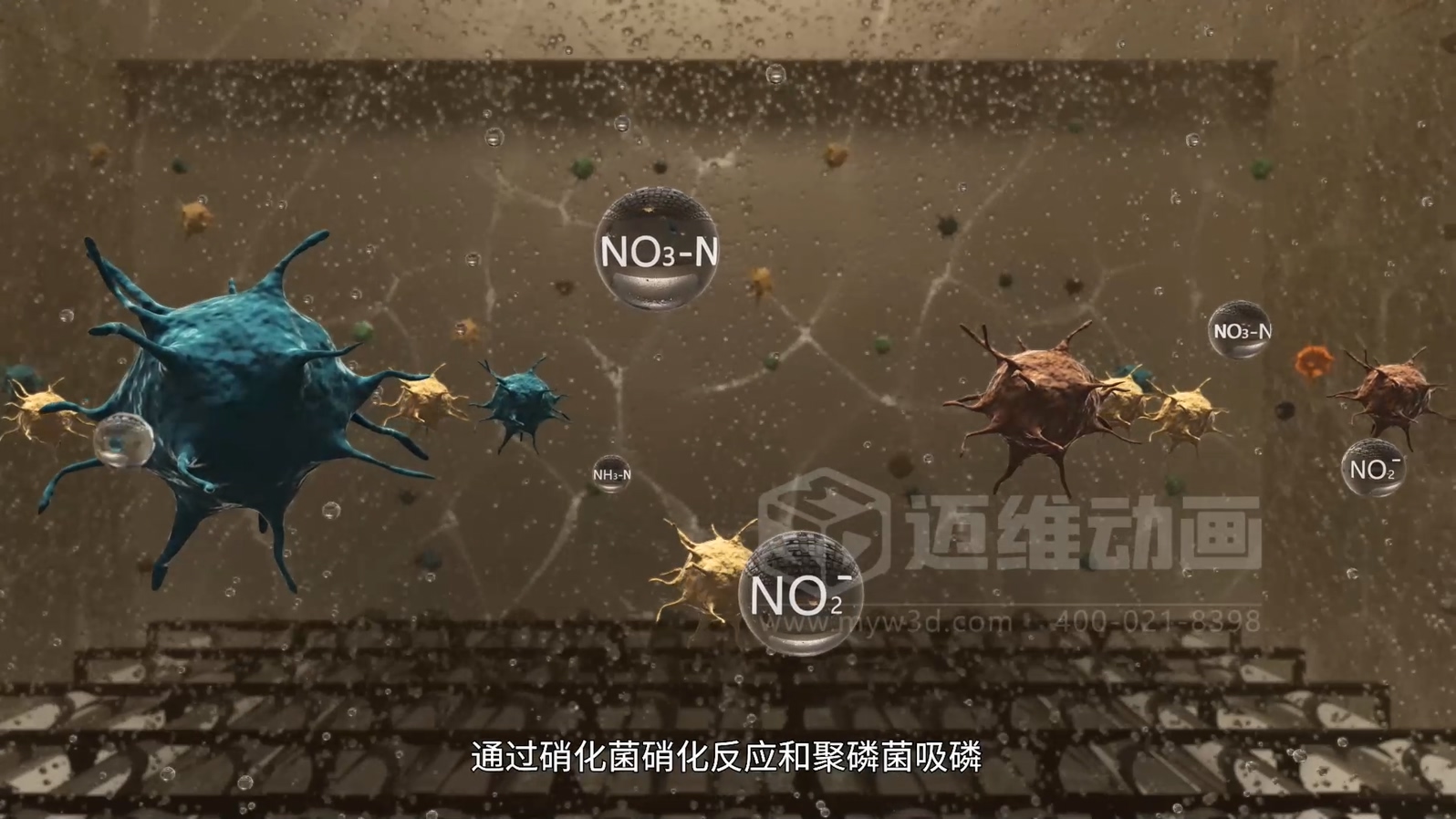 鄉(xiāng)鎮(zhèn)污水一體化處理工藝技術(shù)3D動畫展示(圖4)