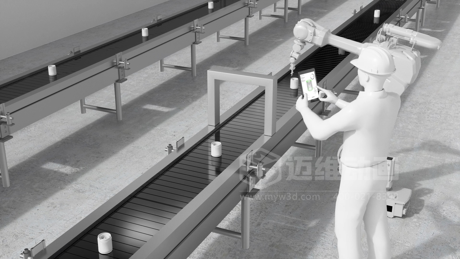 智慧工廠3D動(dòng)畫展示(圖3)