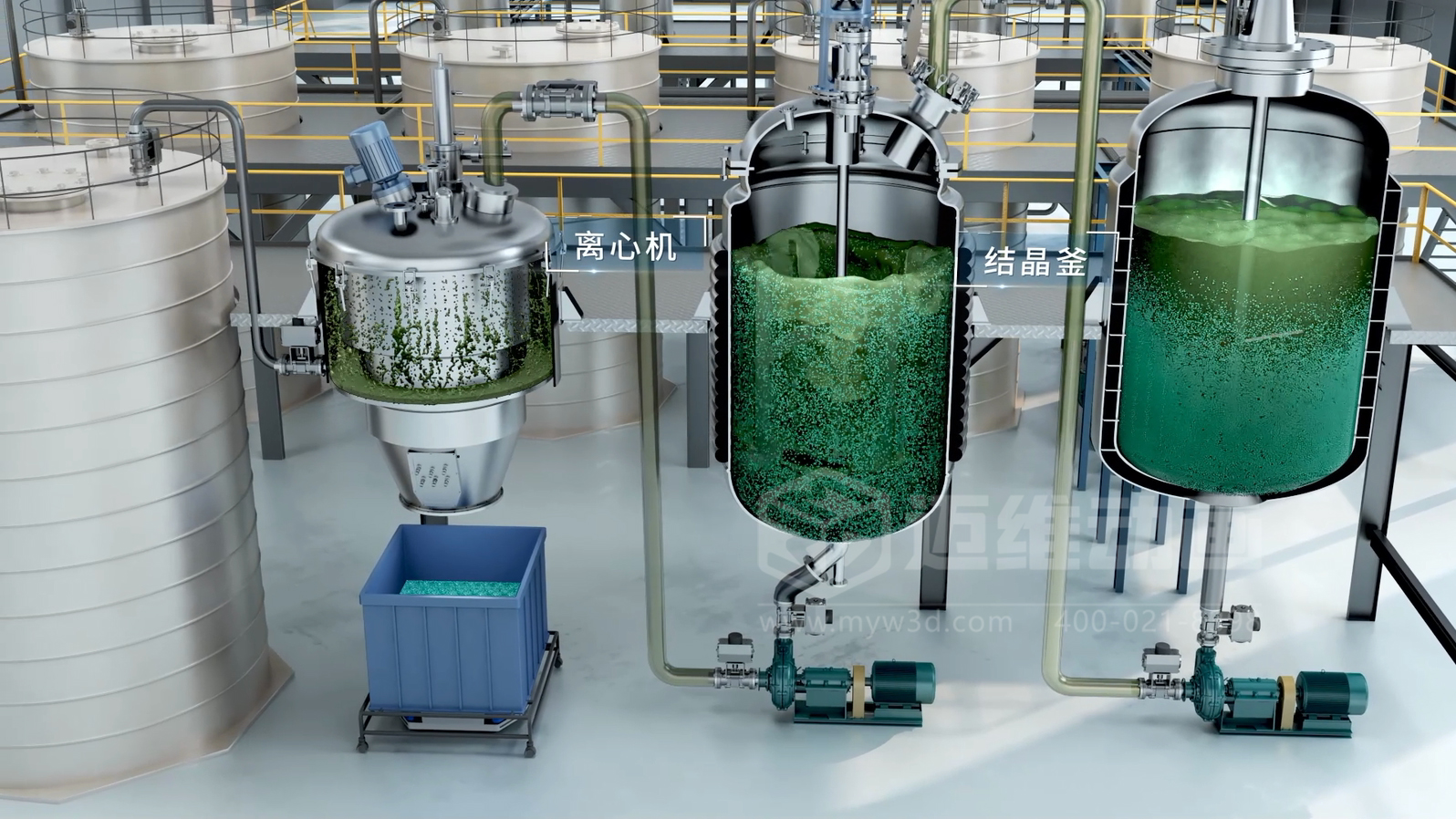 新能源電動汽車電池原料金屬元素生產提取工藝三維動畫展示(圖4) 新能源電動汽車電池原料金屬元素生產提取工藝三維動畫展示(圖4)