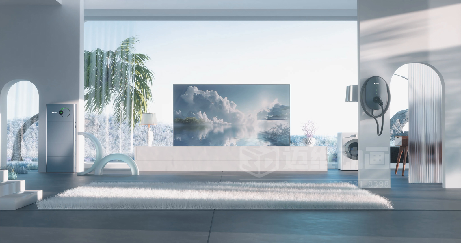 戶儲產(chǎn)品智能APP概念三維動畫展示(圖1)