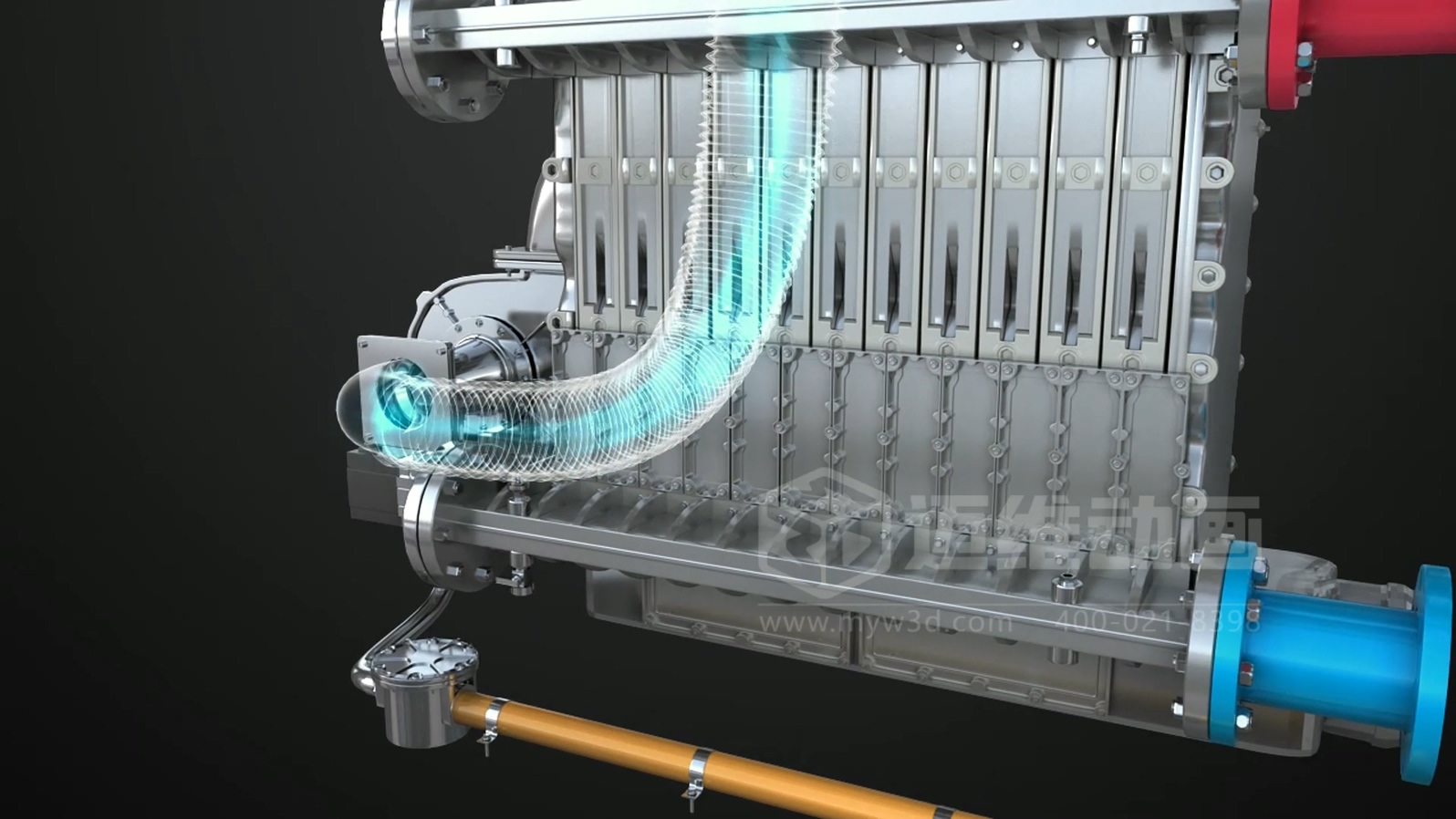 打破傳統(tǒng)展示壁壘！三維動(dòng)畫「拆解」鍋爐，低成本實(shí)現(xiàn)高成果演示(圖4)