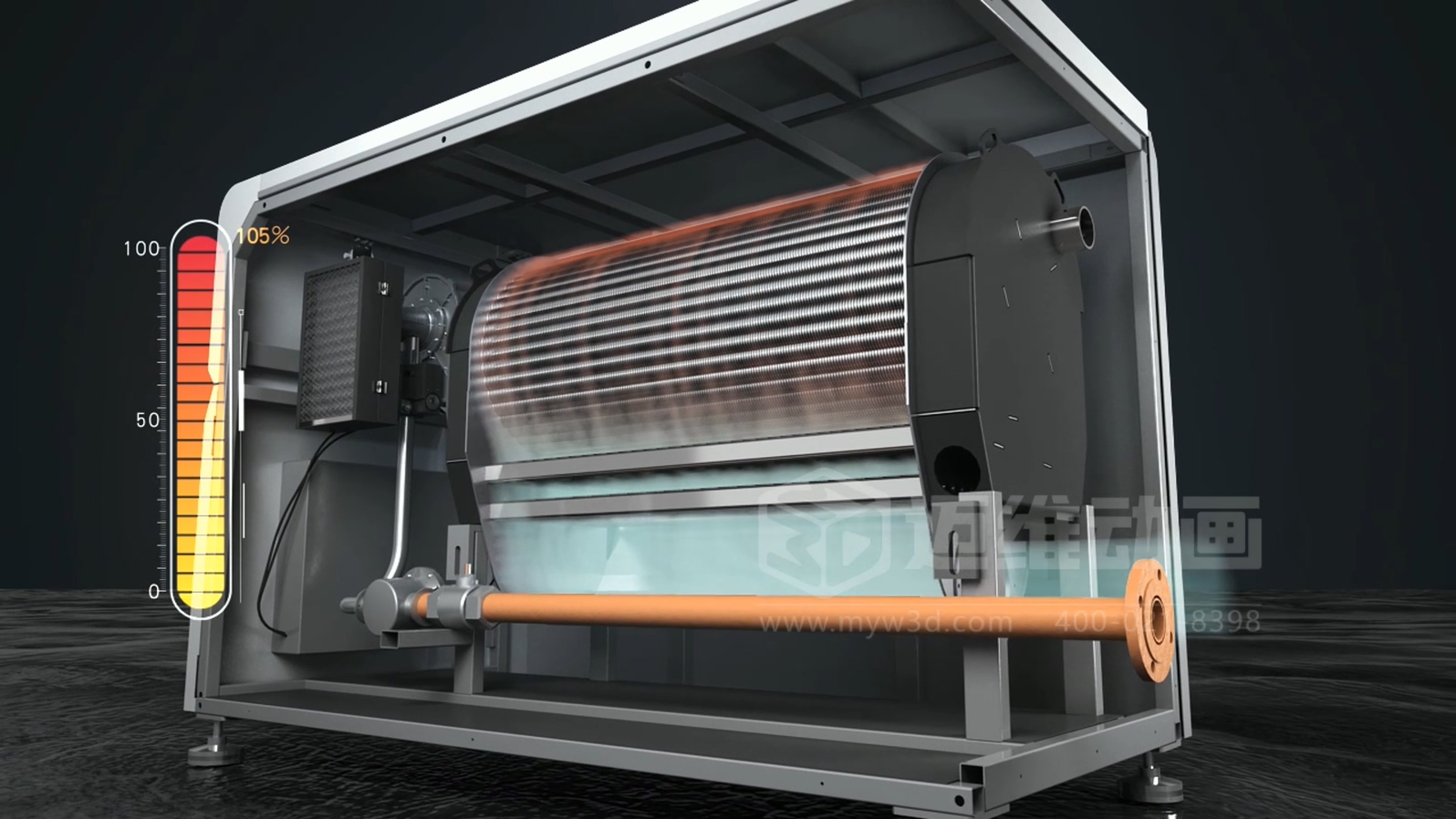 打破傳統(tǒng)展示壁壘！三維動(dòng)畫「拆解」鍋爐，低成本實(shí)現(xiàn)高成果演示(圖7)