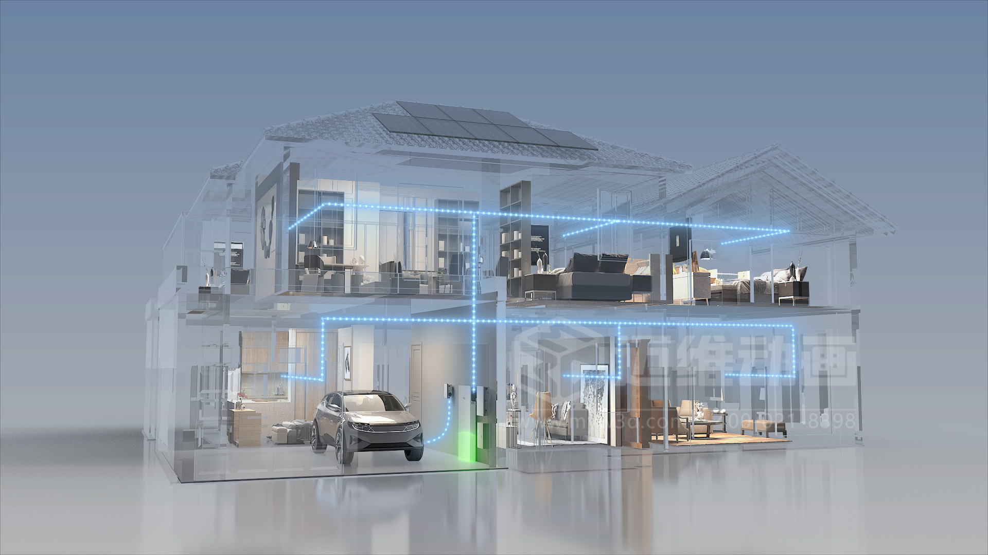 微型逆變器產(chǎn)品三維動(dòng)畫展示(圖3)