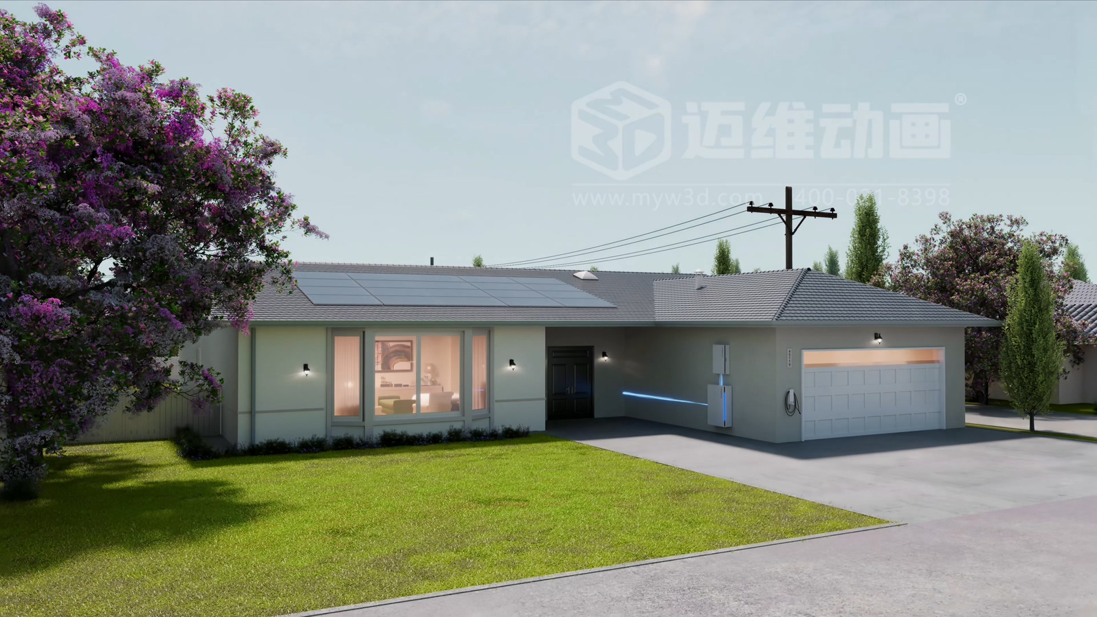 戶用儲能三維動畫(圖1)