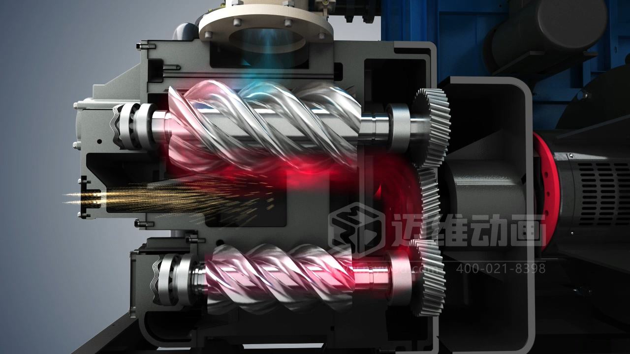 看案例說話：某頭部空壓機(jī)品牌用三維動畫，拿下千萬訂單的秘密！(圖6)