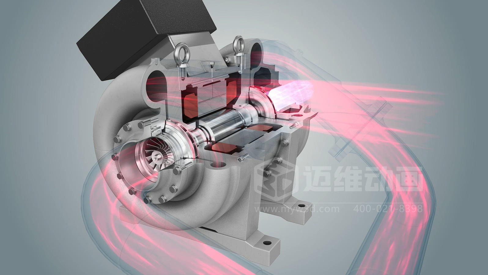 看案例說話：某頭部空壓機(jī)品牌用三維動畫，拿下千萬訂單的秘密！(圖14)