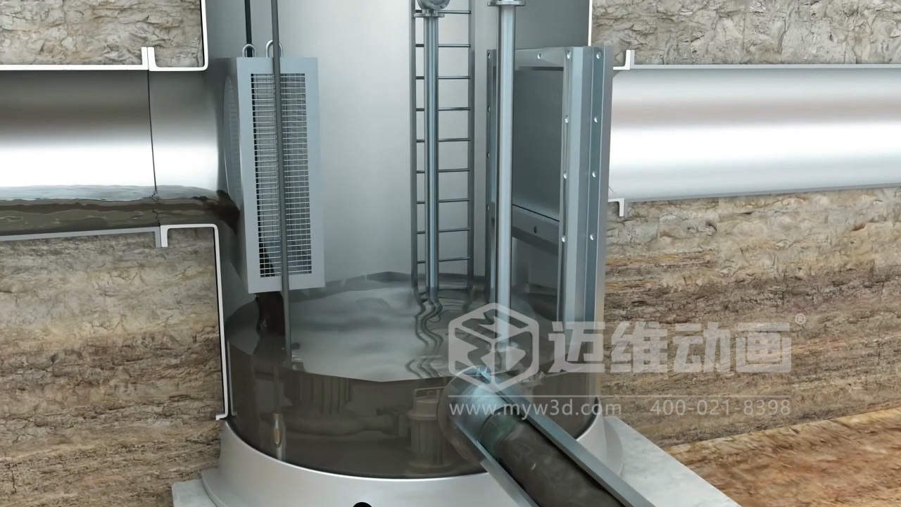 一體化智能截污井三維動(dòng)畫解決方案(圖3)