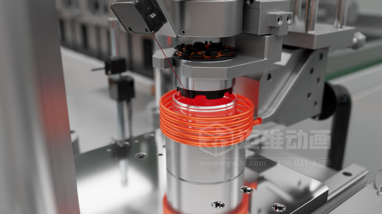 3D 動(dòng)畫透視新能源汽車自動(dòng)化產(chǎn)線！零部件流轉(zhuǎn)、精準(zhǔn)裝配全程可視化，一眼看懂硬核智造(圖3)