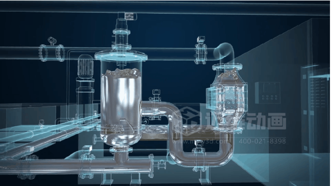 藏在鋼鐵殼里的工業(yè)美學：三維動畫解鎖粉體\流體輸送機械的動態(tài)魅力(圖13)